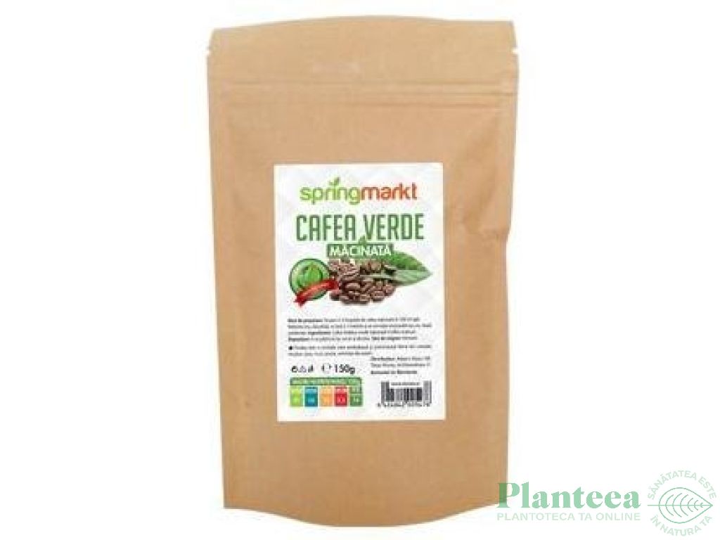 Cafea verde macinata 150g - SPRINGMARKT