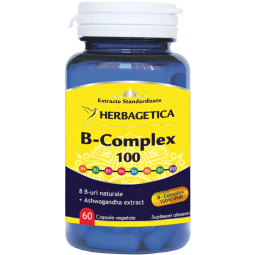 B complex 100mg 60cps - HERBAGETICA