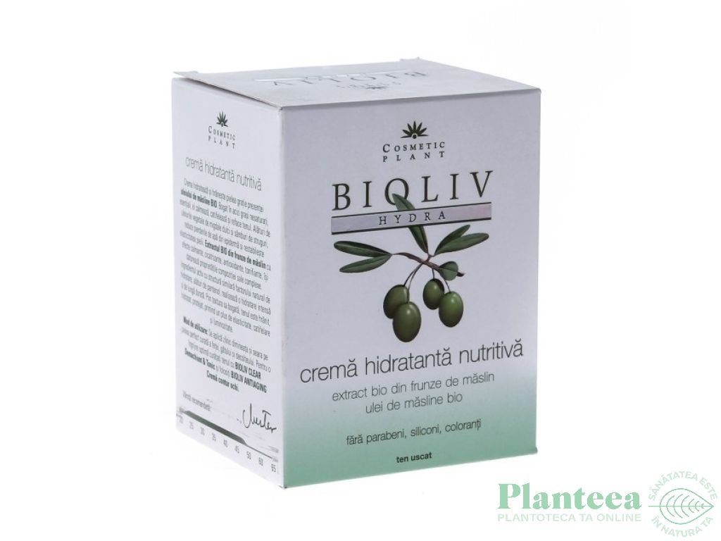 Crema hidratanta nutritiva Bioliv 50ml - COSMETIC PLANT