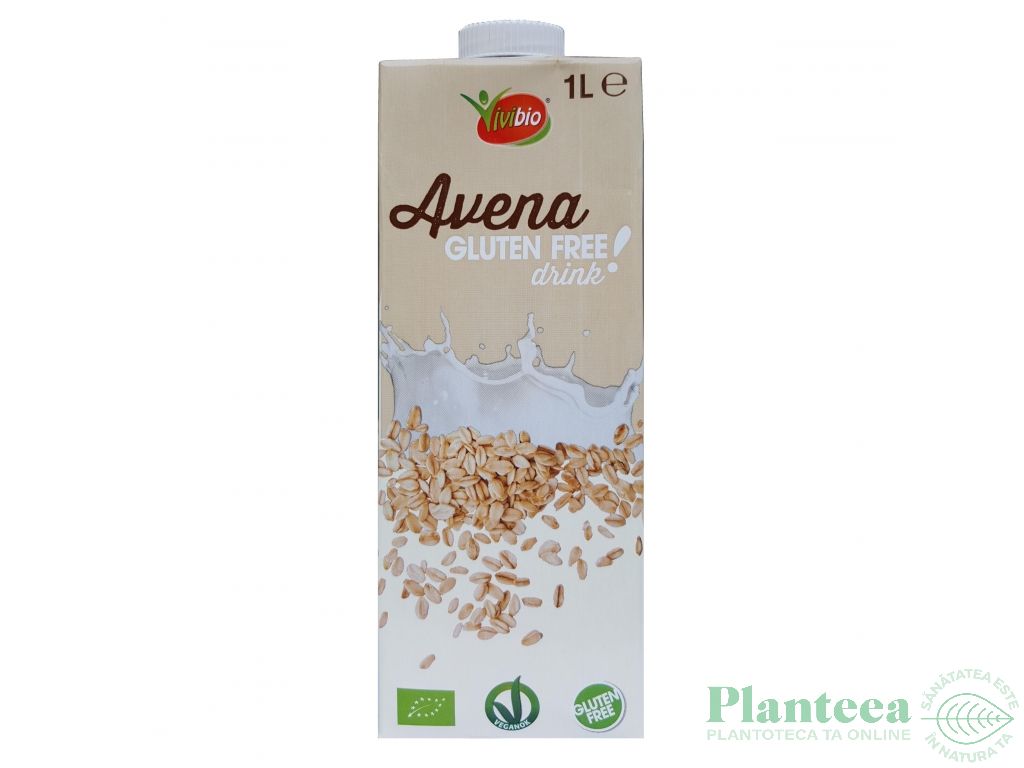 Lapte ovaz simplu fara gluten eco 1L - VIVIBIO