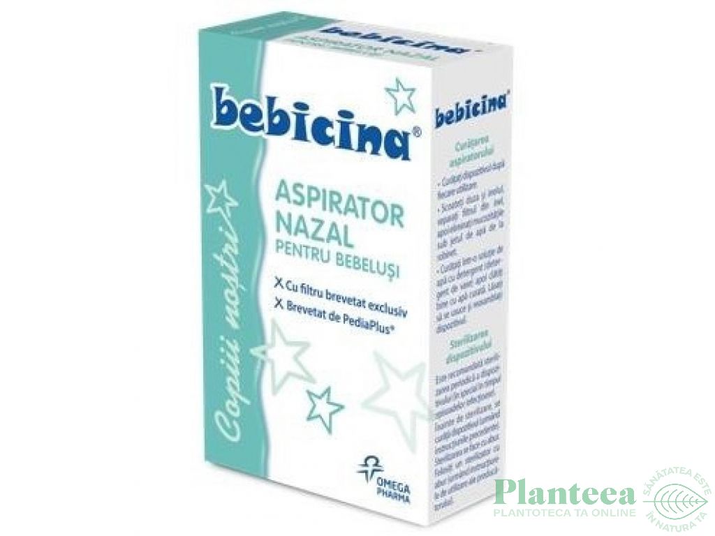 Aspirator nazal pt bebelusi 1b - BEBICINA