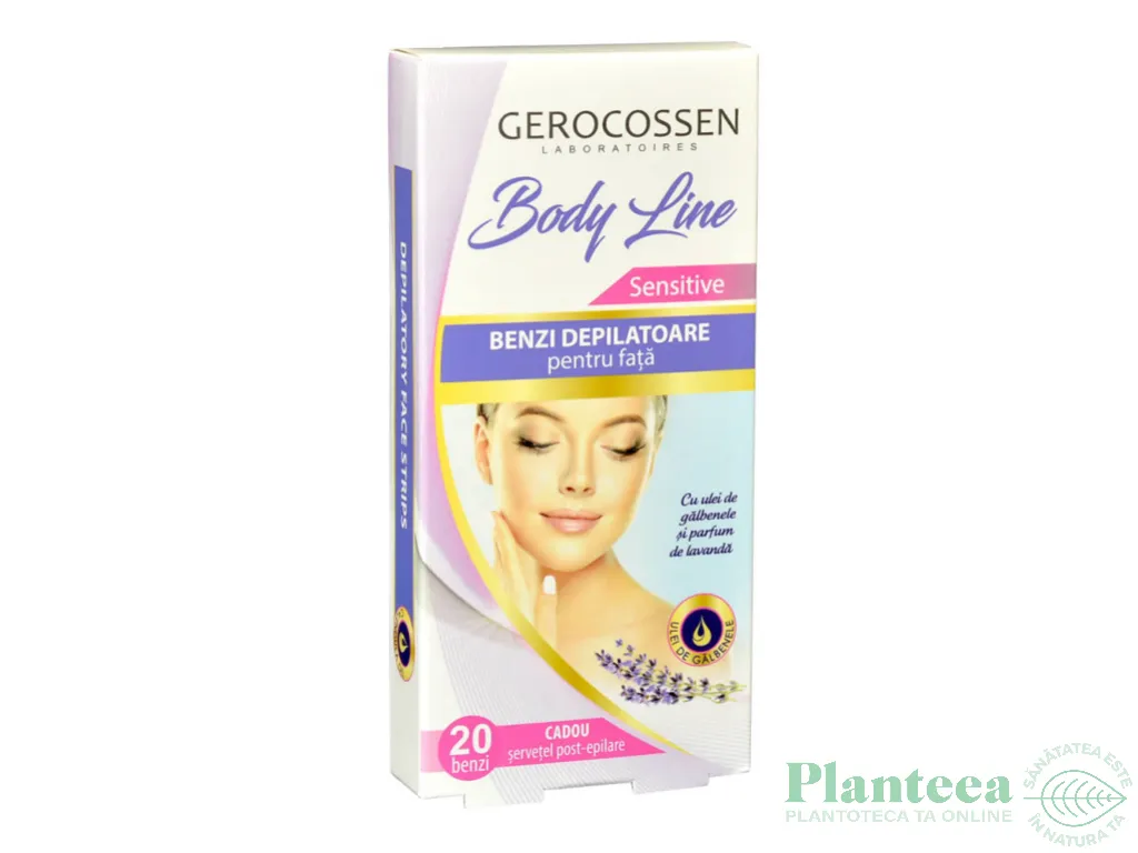 Benzi depilatoare fata sensitive duble 10b - GEROCOSSEN