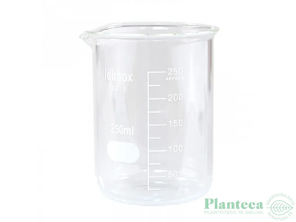 Pahar termorezistent Berzelius 250ml - ELLEMENTAL