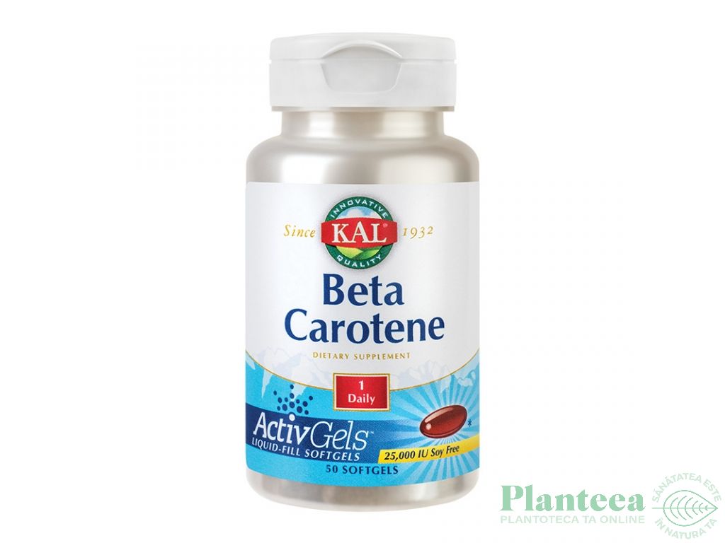 Beta carotene 7500mcg 50cps - KAL