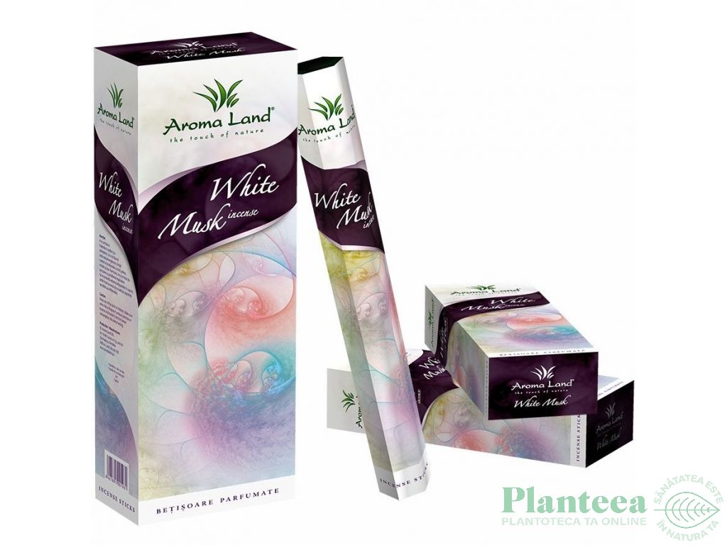 Betisoare parfumate White musk 20b - AROMA LAND