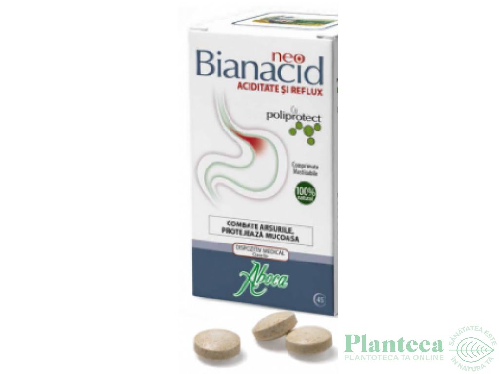 NeoBianacid aciditate reflux digestie dificila 45cp - ABOCA