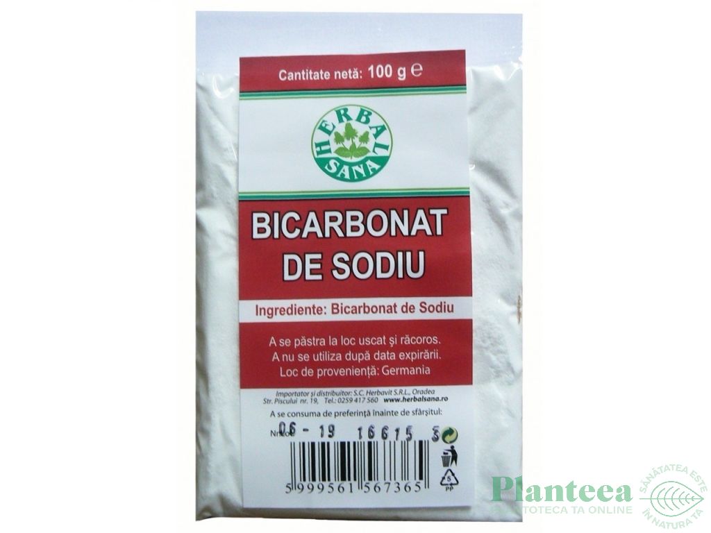Bicarbonat sodiu 100g - HERBAL SANA