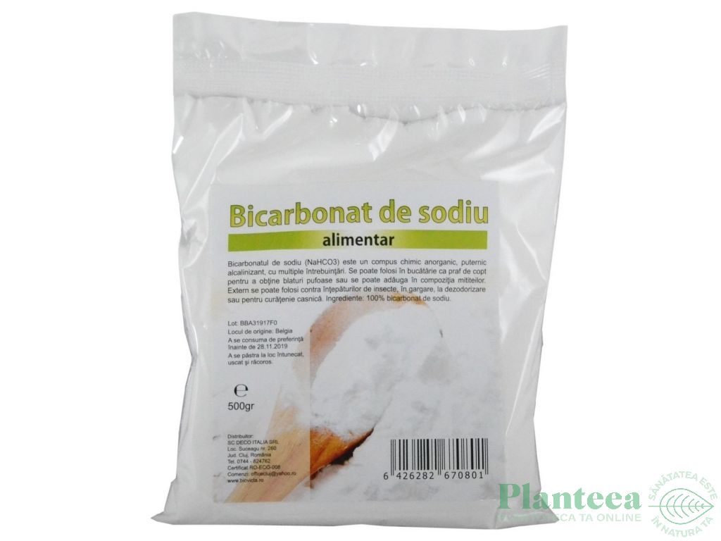 Bicarbonat sodiu 500g - DECO ITALIA