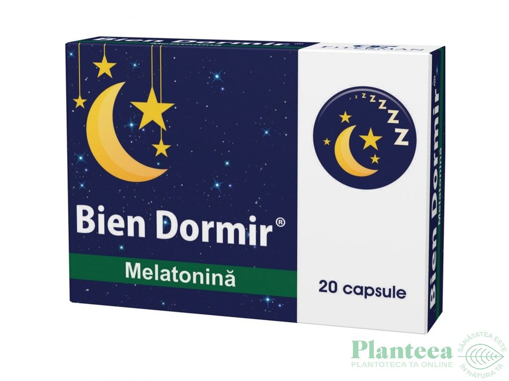 Bien dormir melatonina 20cps - FITERMAN