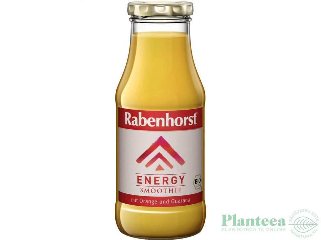 Smoothie Energy portocale guarana eco 240ml - RABENHORST
