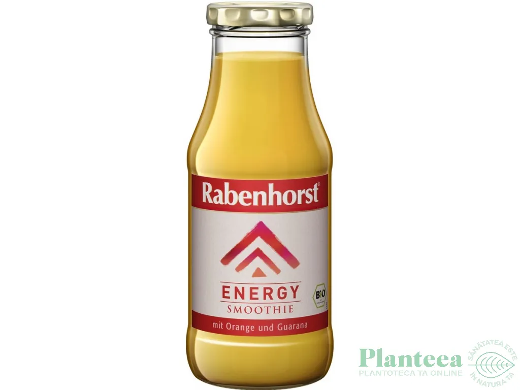 Smoothie Energy portocale guarana eco 240ml - RABENHORST
