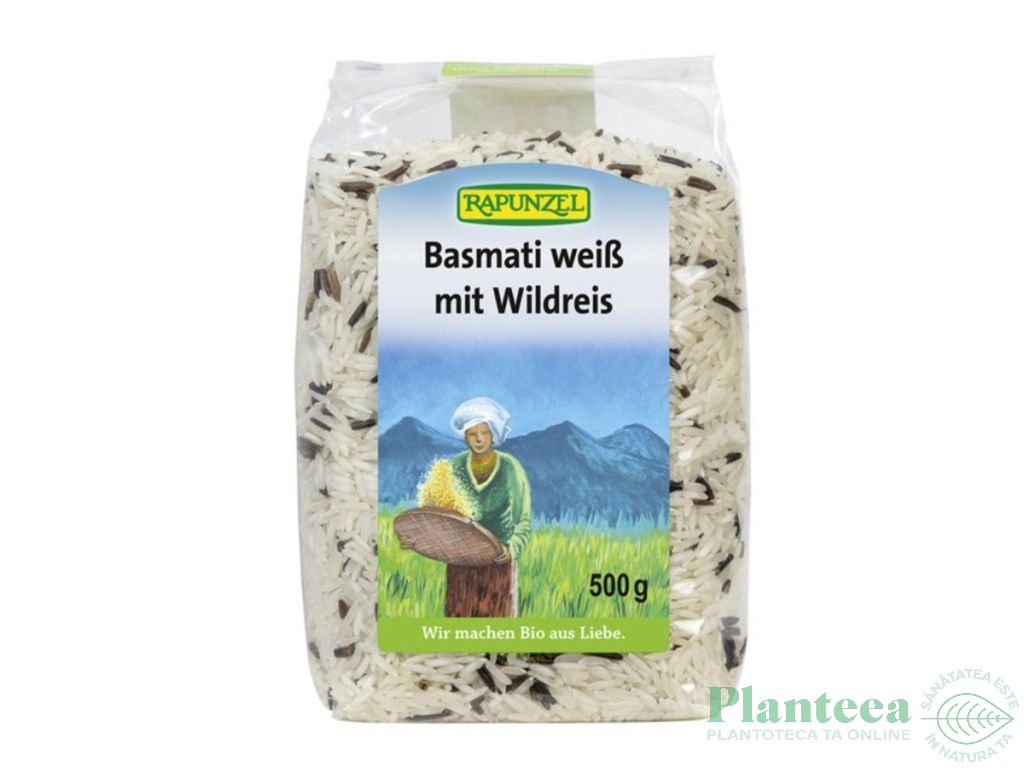 Orez amestec [basmati alb/salbatic] eco 500g - RAPUNZEL