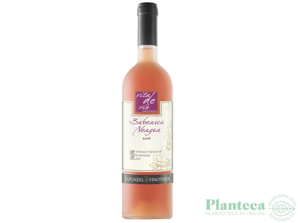 Vin rose babeasca neagra eco 750ml - RAPUNZEL