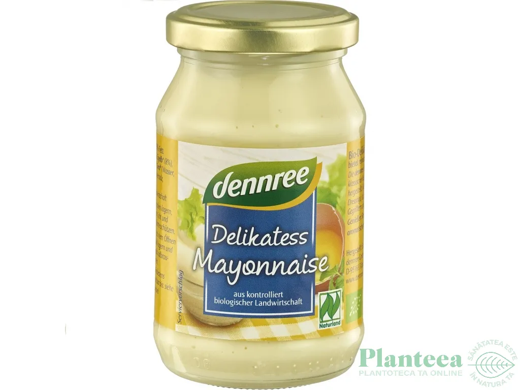 Maioneza cu ou delikatess eco 250ml - DENNREE