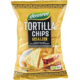 Chips tortilla sare eco 125g - DENNREE
