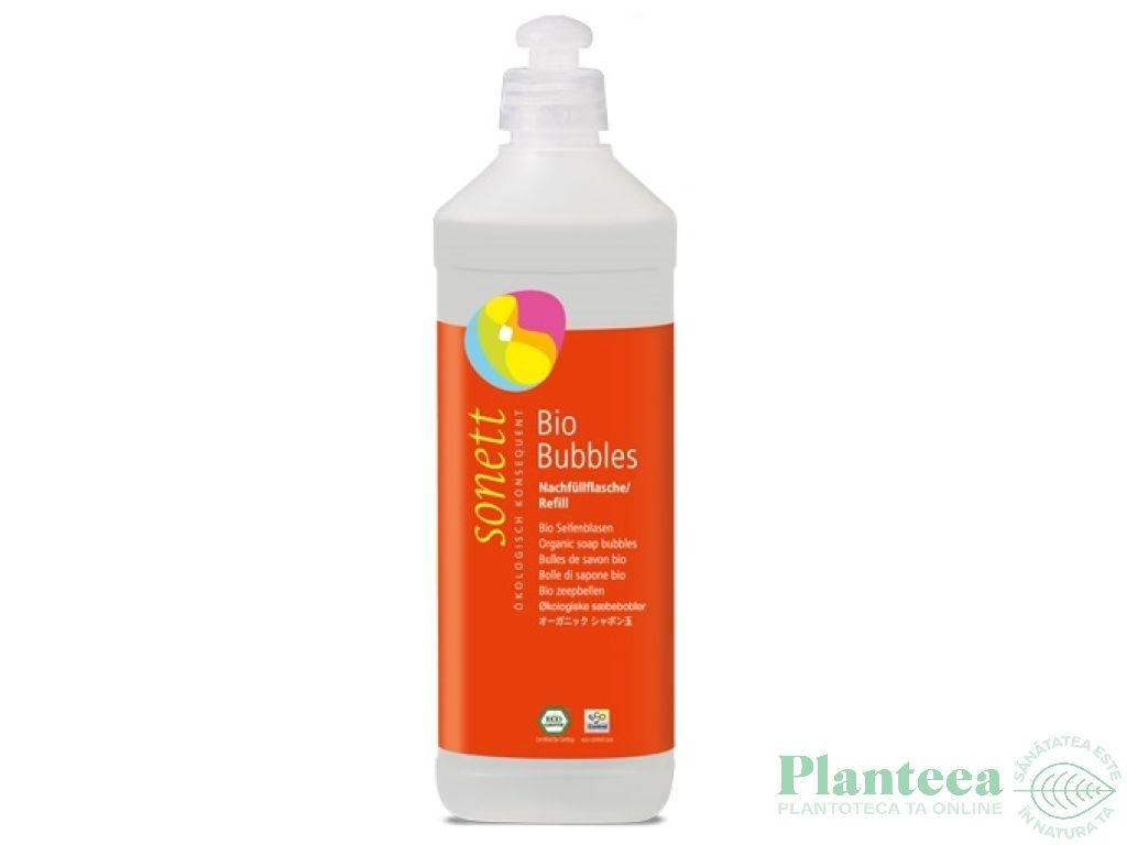 Sapun lichid pt facut baloane refill 500ml - SONETT