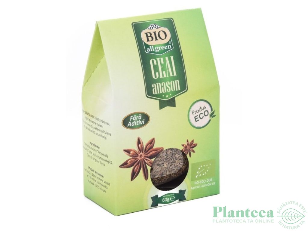 Ceai anason eco 60g - BIO ALL GREEN