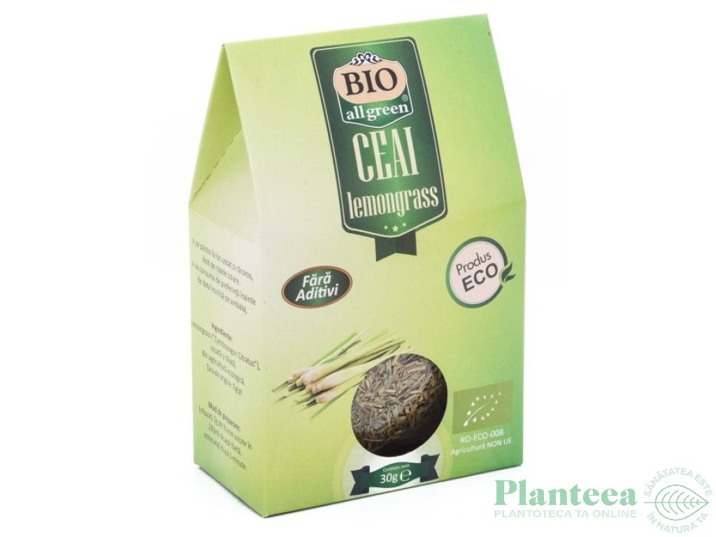 Ceai lemongrass bio 30g - BIO ALL GREEN