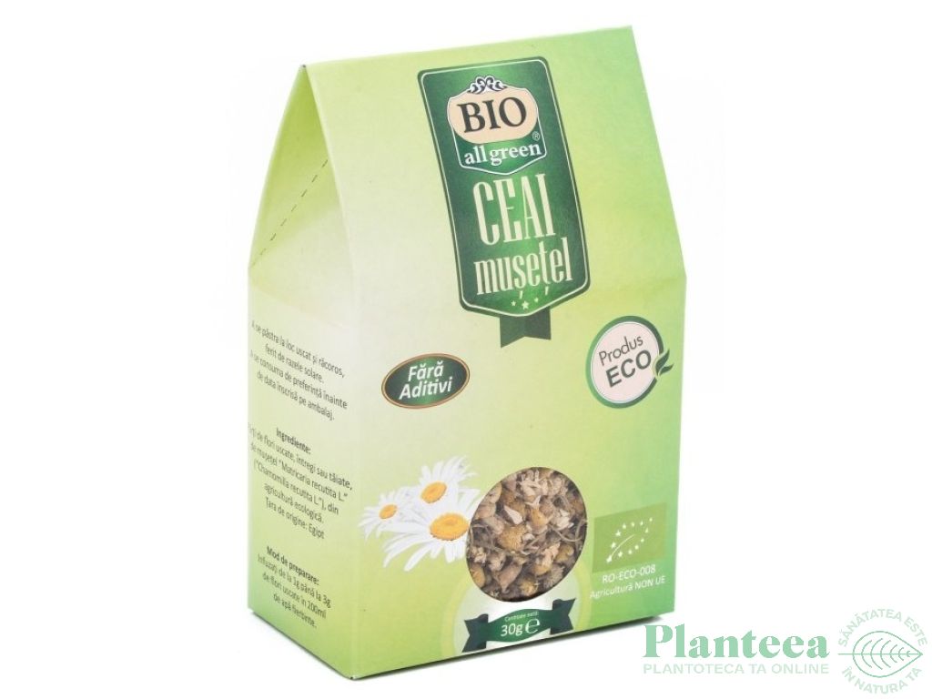Ceai musetel bio 30g - BIO ALL GREEN