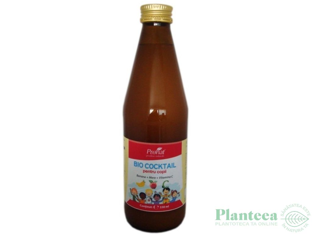 Cocktail mere banane C copii eco 330ml - PRONAT