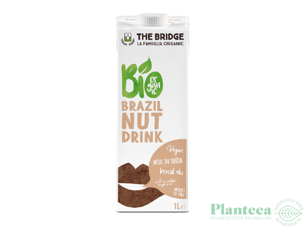 Lapte nuci braziliene simplu eco 1L - THE BRIDGE