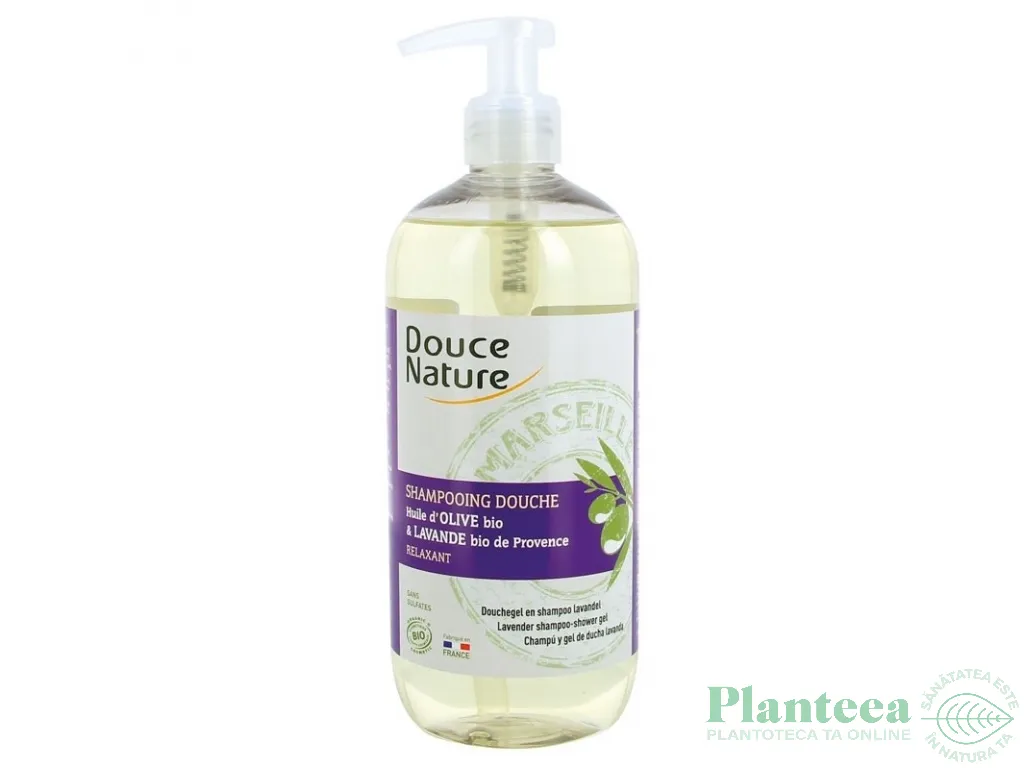 Sampon dus sapun Marsilia lavanda 500ml - DOUCE NATURE