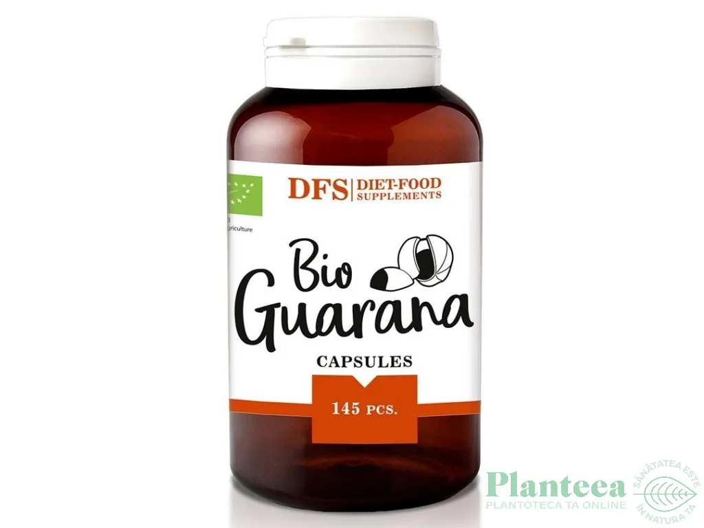 Guarana 500mg bio 145cps - DIET FOOD