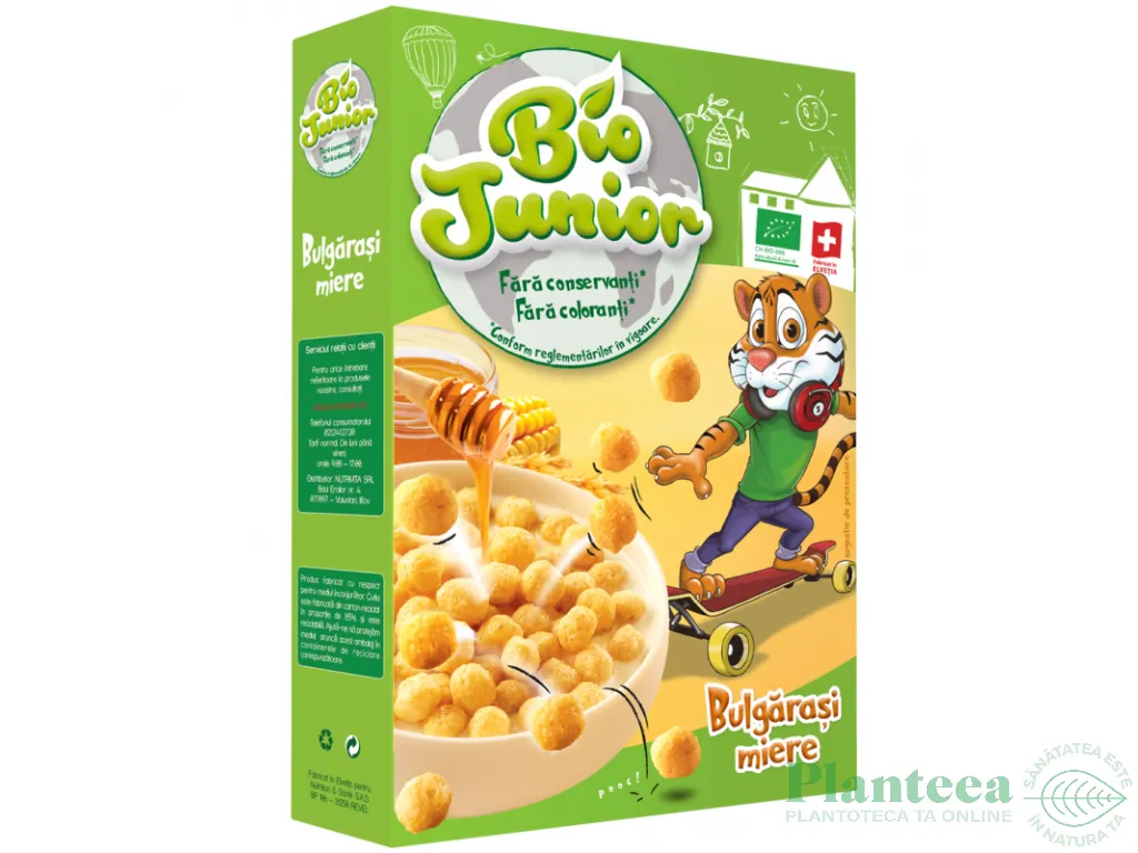 Bulgarasi cereale miere Junior eco 250g - CEREAL BIO