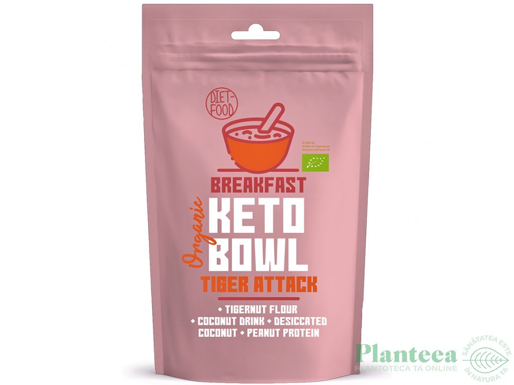 Bowl keto Tiger Attack bio 200g - DIET FOOD