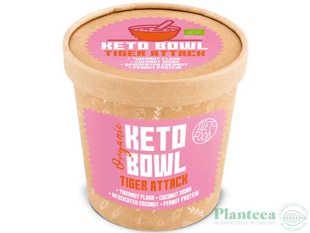 Bowl keto Tiger Attack bio 70g - DIET FOOD