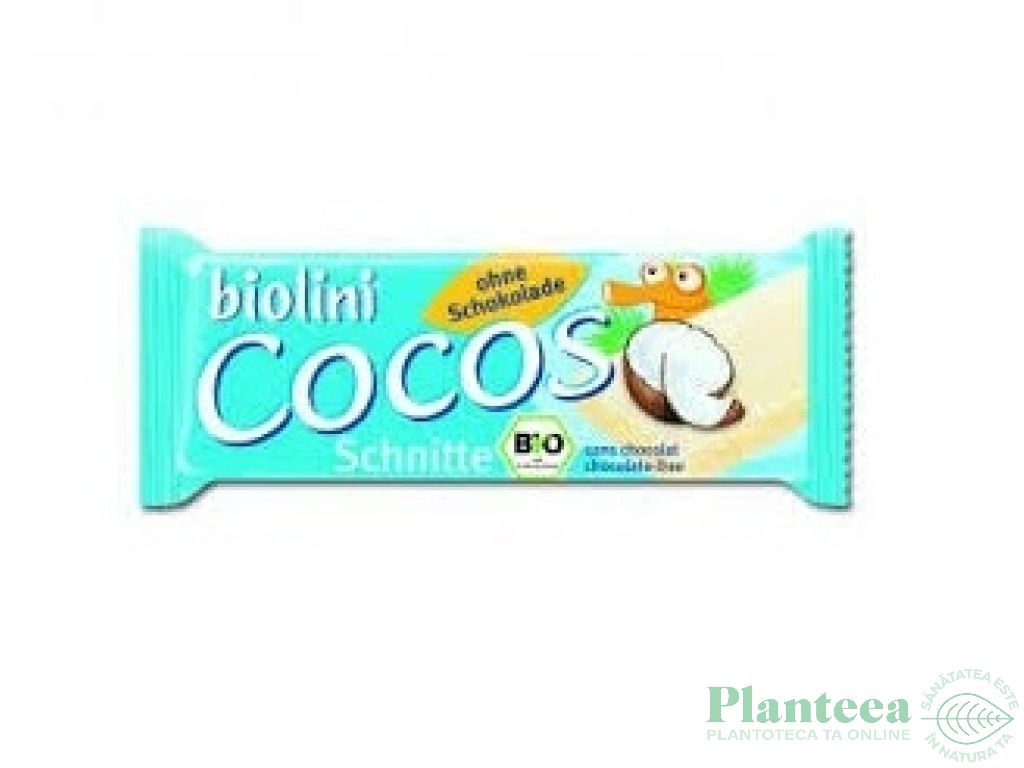 Baton cocos fara ciocolata 35g - BIOLINI