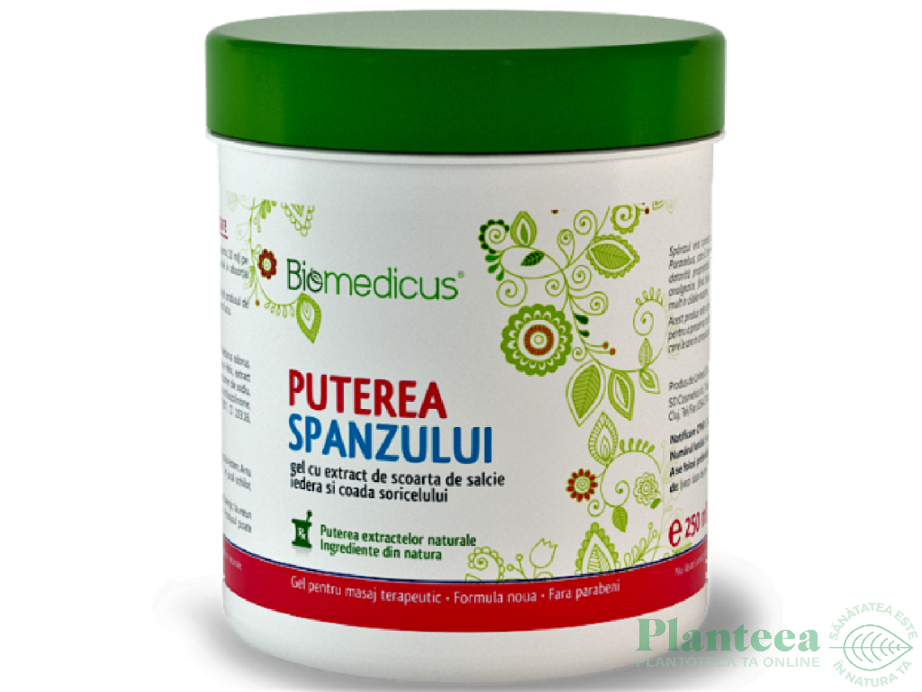 Gel puterea spanzului 250ml - BIOMEDICUS