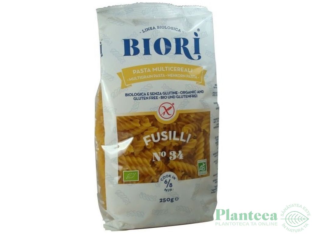 Paste fusilli multicereale fara gluten eco 250g - BIORI