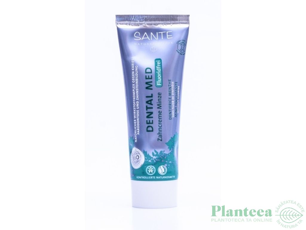 Pasta dinti menta tub 75ml - SANTE