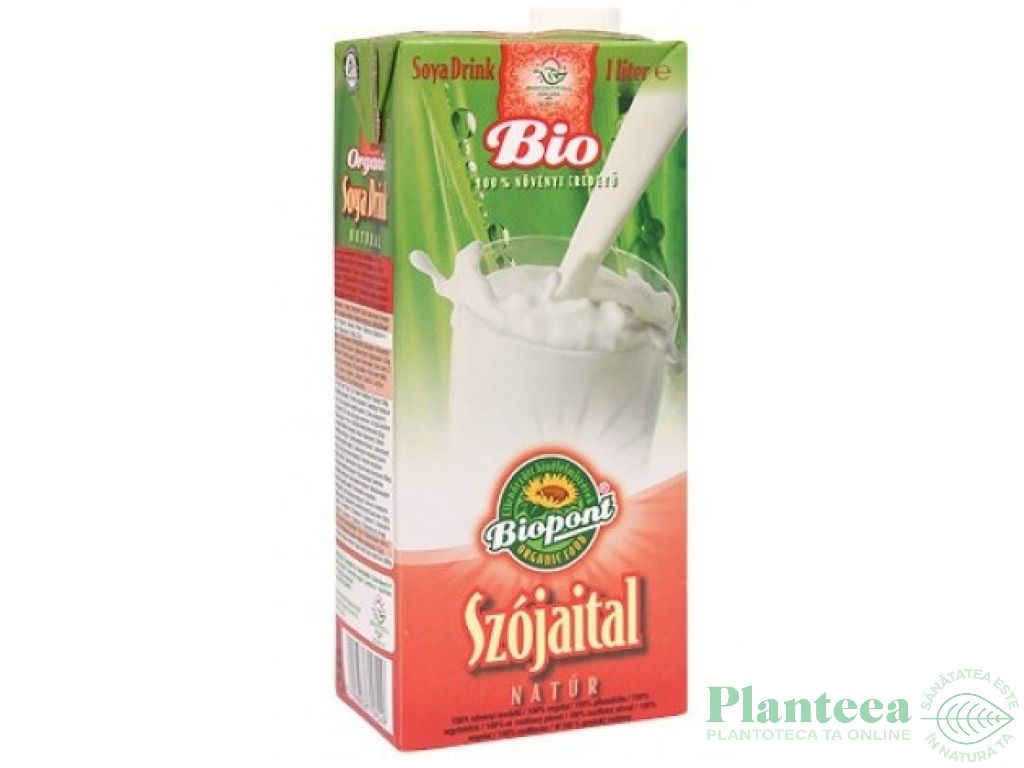 Lapte soia simplu eco 1L - BIOPONT