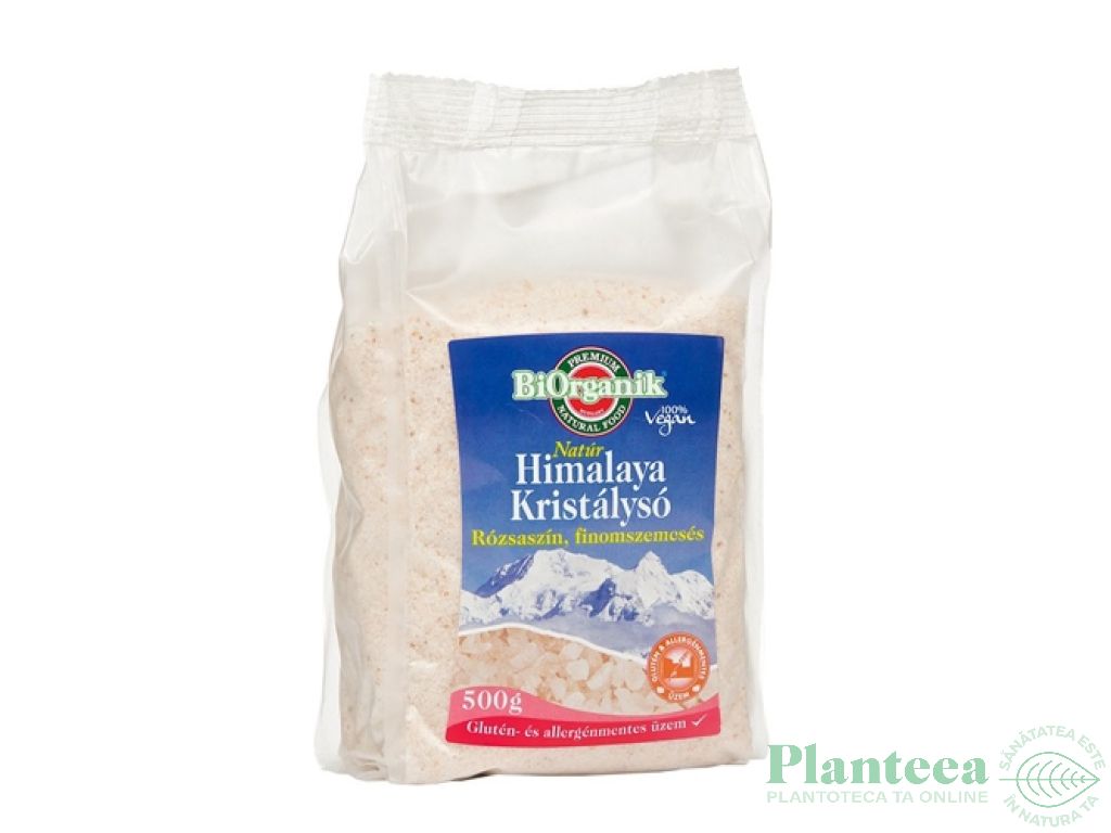 Sare roz fina Himalaya 500g - BIORGANIK