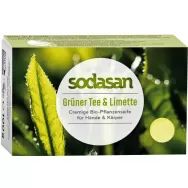 Sapun cremos ceai verde lime 100g - SODASAN