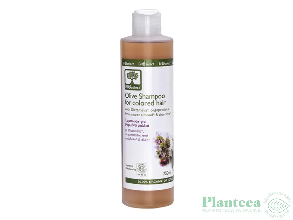 Sampon par vopsit ulei masline 250ml - BIOSELECT ORGANIC