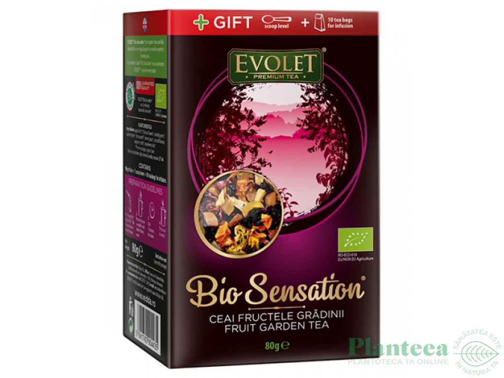 Ceai fructe gradina Bio Sensation 80g - EVOLET