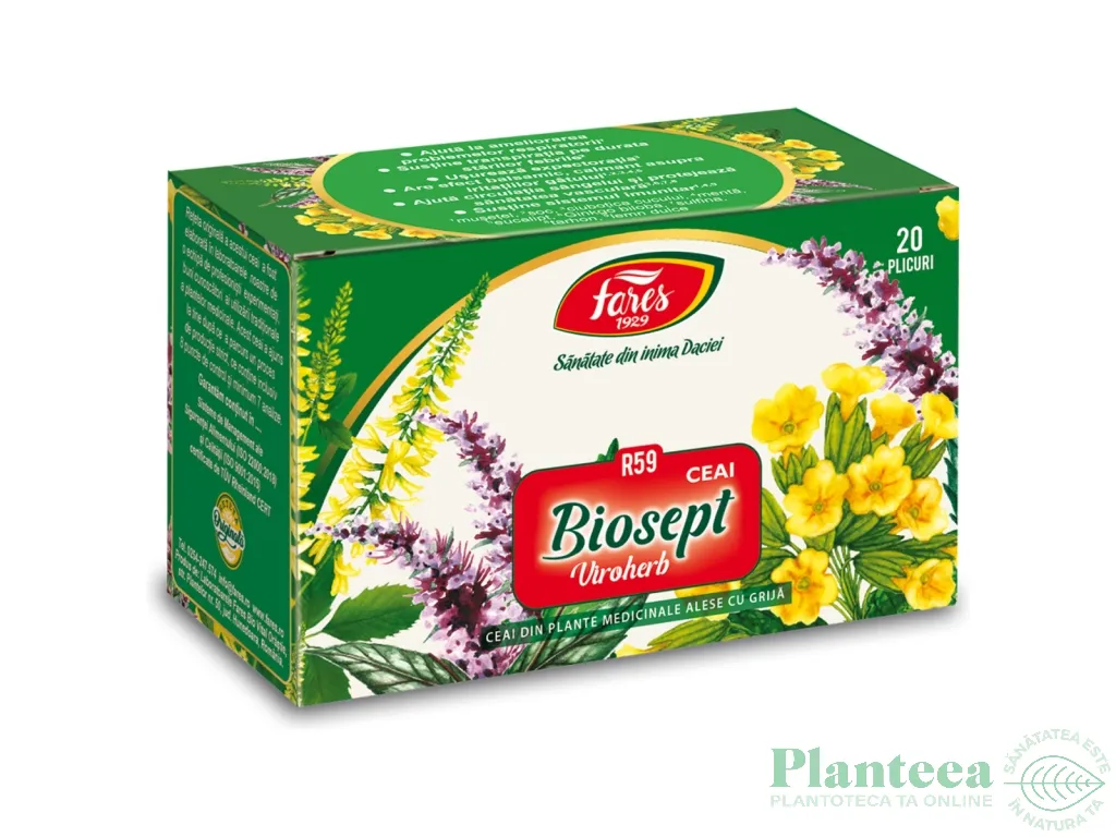 Ceai Biosept ViroHerb 20dz - FARES