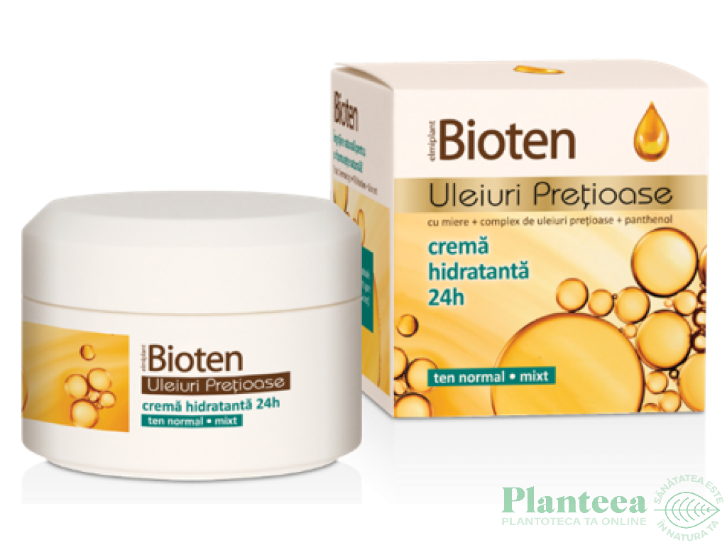 Crema hidratanta ten normal/mixt uleiuri pretioase Bioten 50ml - ELMIPLANT