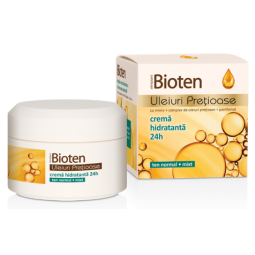 Crema hidratanta ten normal/mixt uleiuri pretioase Bioten 50ml - ELMIPLANT