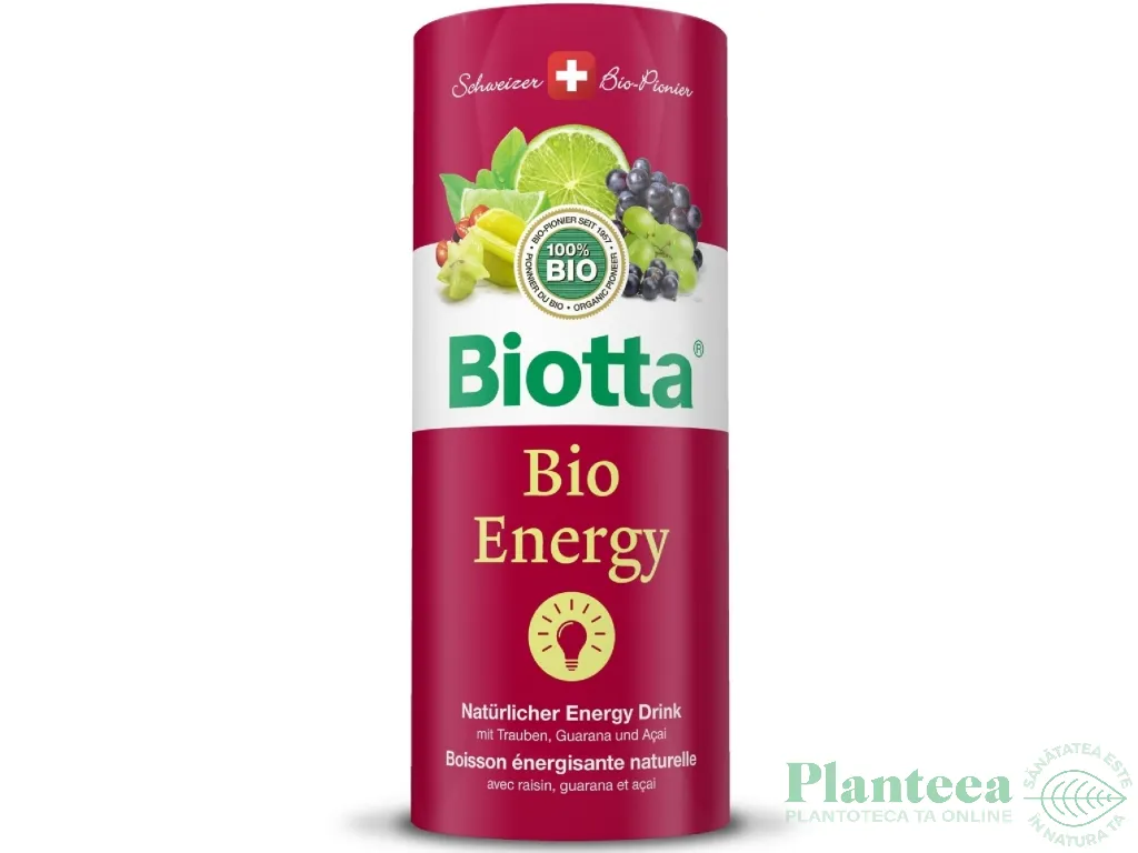 Bautura energizanta eco 250ml - BIOTTA