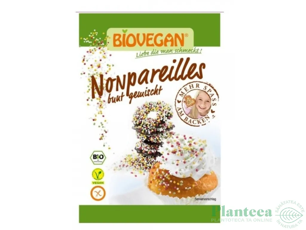Bilute multicolore decorare dulciuri eco 35g - BIOVEGAN