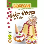 Inimioare rosii decorare dulciuri eco 35g - BIOVEGAN