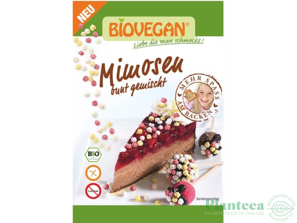 Mimoze multicolore decorare dulciuri eco 35g - BIOVEGAN