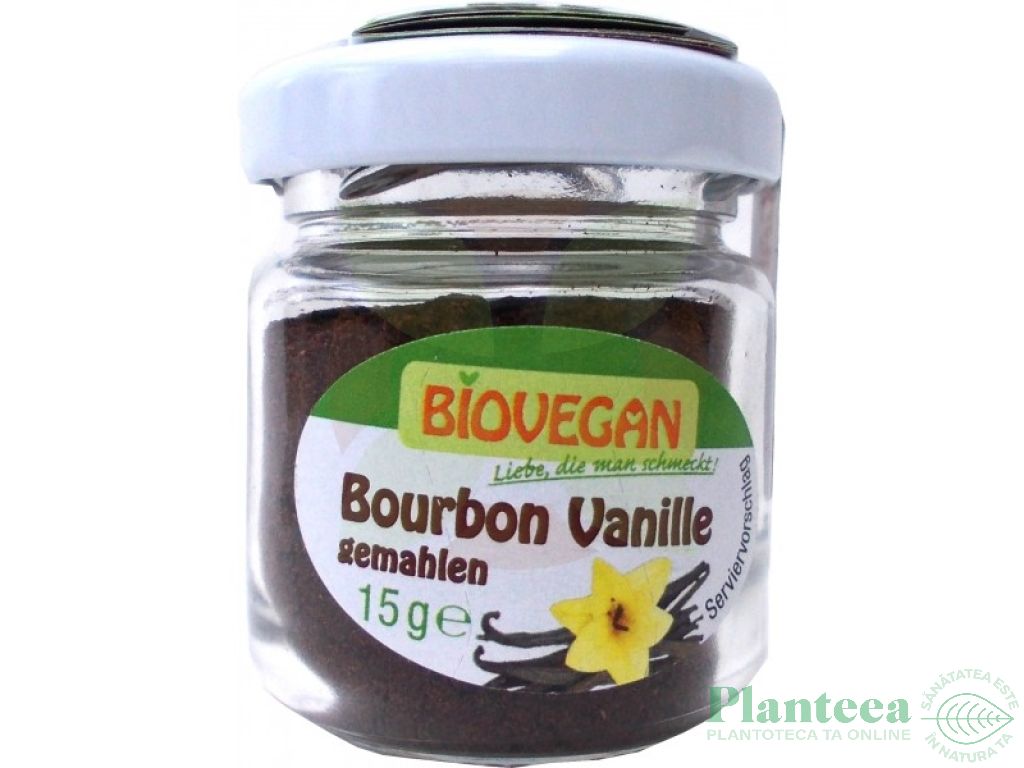 Condiment vanilie bourbon macinata eco 15g - BIOVEGAN