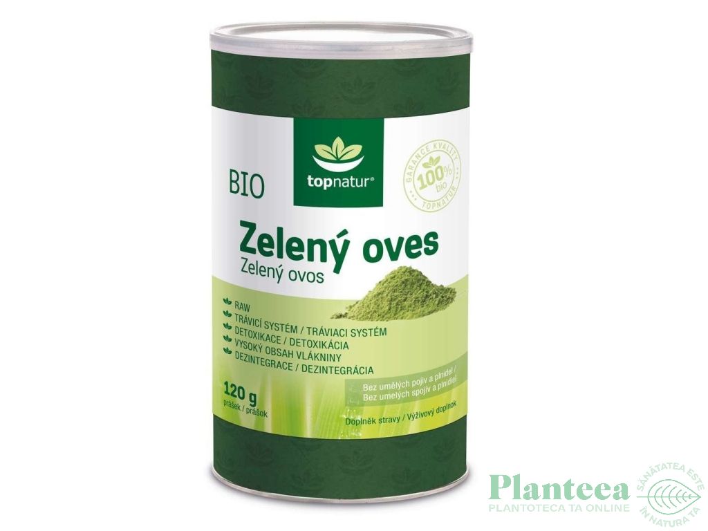 Pulbere ovaz verde eco 120g - TOPNATUR