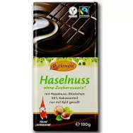 Ciocolata amaruie 55% alune xylitol 100g - BIRKENGOLD