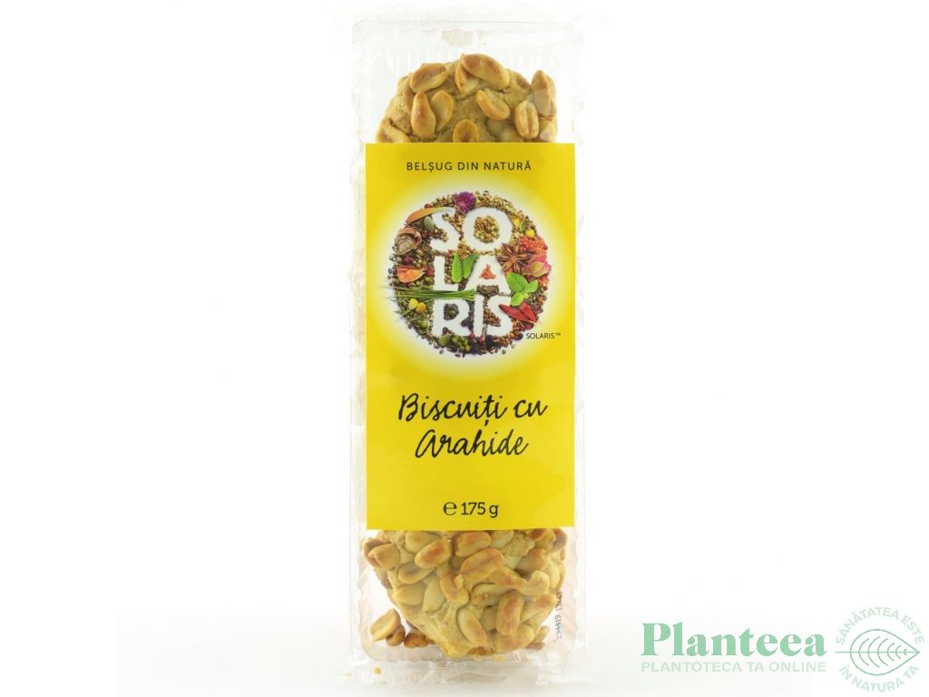 Biscuiti cu arahide intregi 175g - SOLARIS